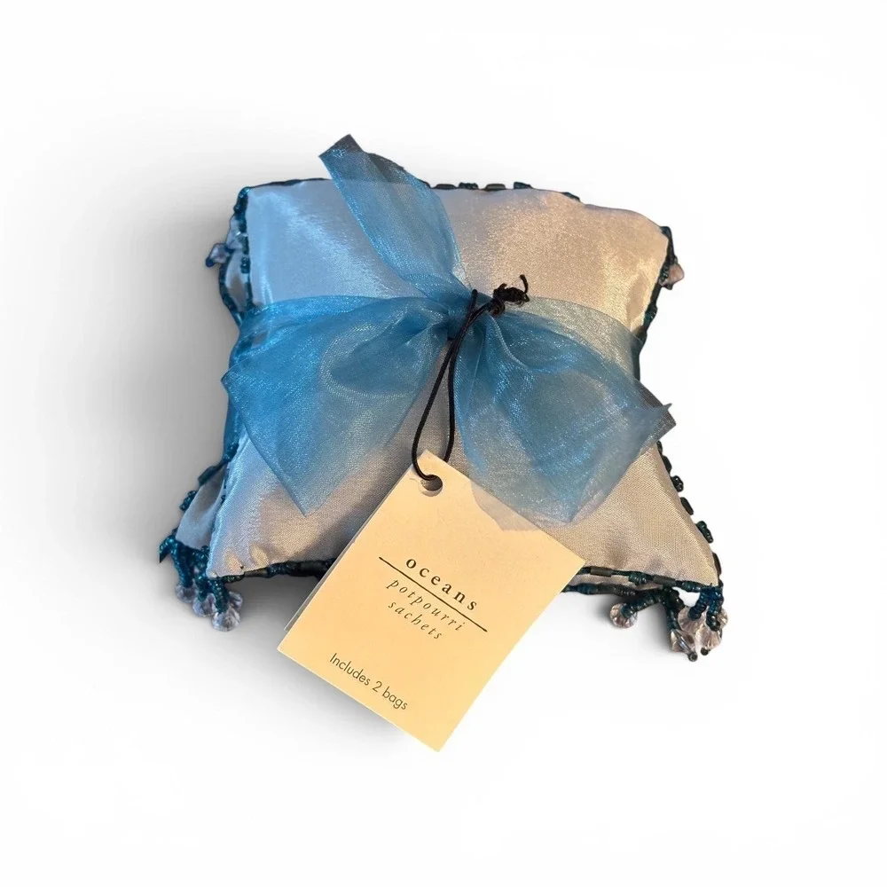 Vintage Pier 1 Imports Oceans Potpourri‎ Sachet Set, circa 2003–2008, NWT